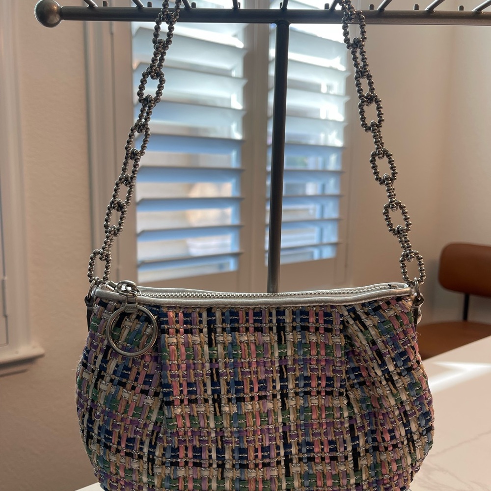Coach Multicolor Tweed Shoulder Bag - Picture 9 of 10